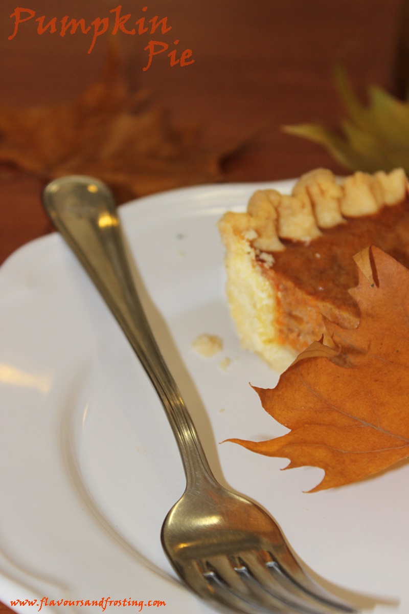 Easy Homemade Pumpkin Pie made with sweetened condensed milk and a super easy and fast homemade crust!