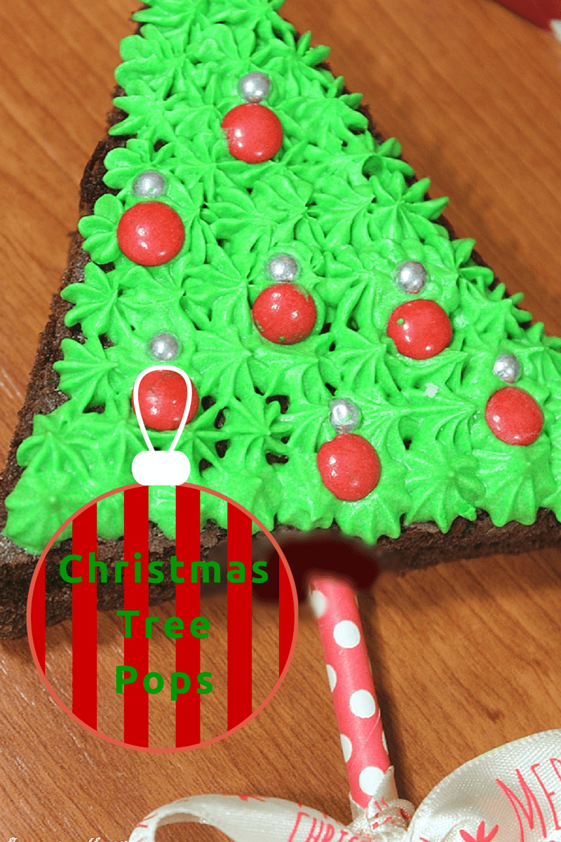 Christmas Tree Pops, Brownie Pops, DIY Christmas Gifts, Christmas Treats