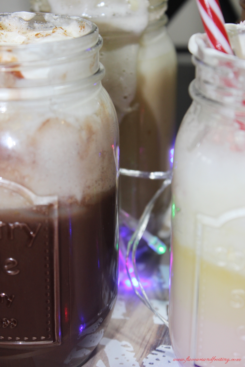 SPECIALITY GOURMET HOT CHOCOLATE in four different flavors for Christmas