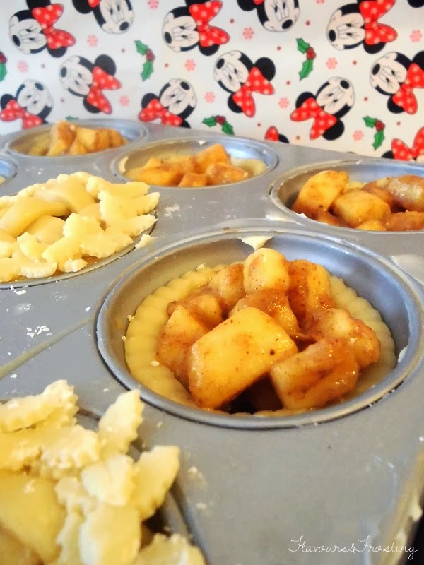spiced homemade mini apple pies