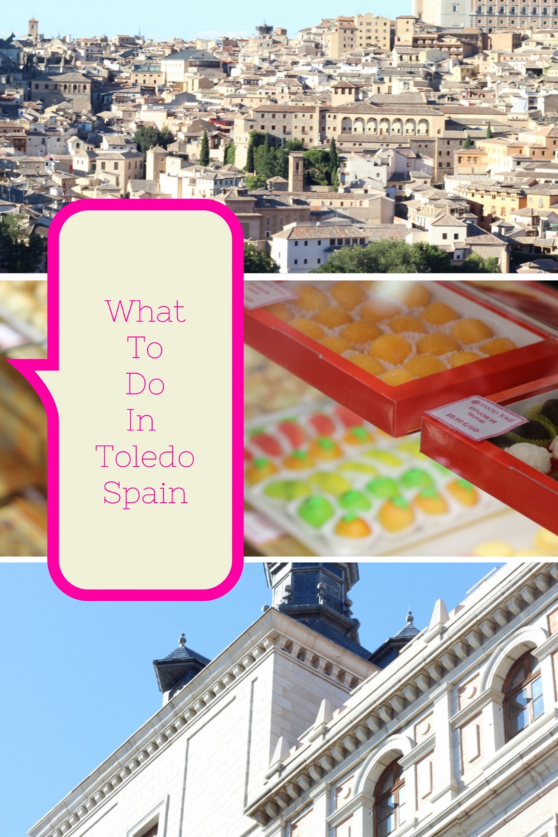 What to do in Toledo Spain (Castilla-La Mancha in central Spain)? We visit the famous pastilería Santo Tomé where marzipan is artfully handcrafted into works of art that taste so good because of their natural ingredients: almonds, honey, sugar and eggs.