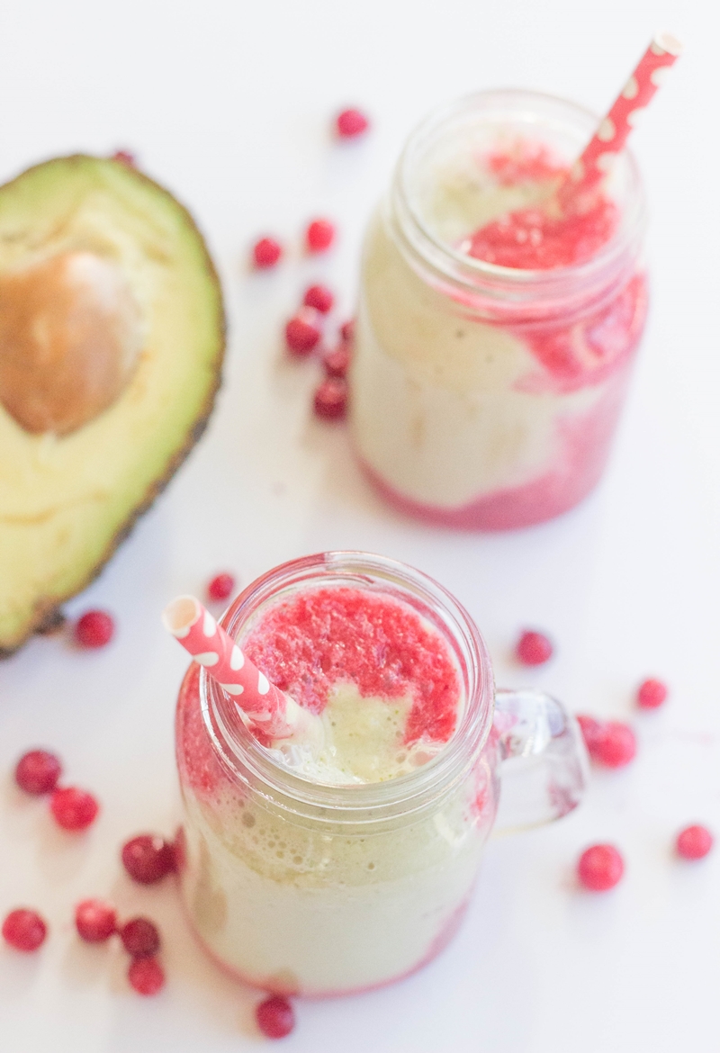 Cranberry Apple Avocado Green Smoothie Recipe | Great Big Book of Green Smoothies
